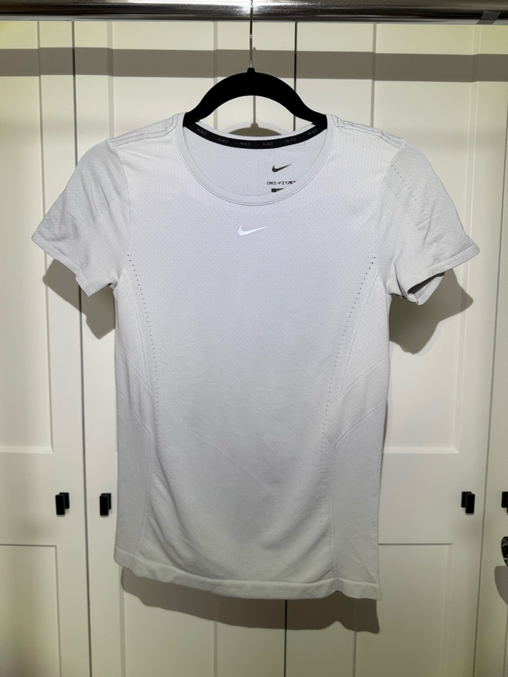 Nike White Dri-FIT Short Sleeve Women's Tee